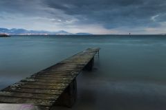 Ponton sur le Lac léman