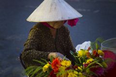 Vendeuse sur le marché