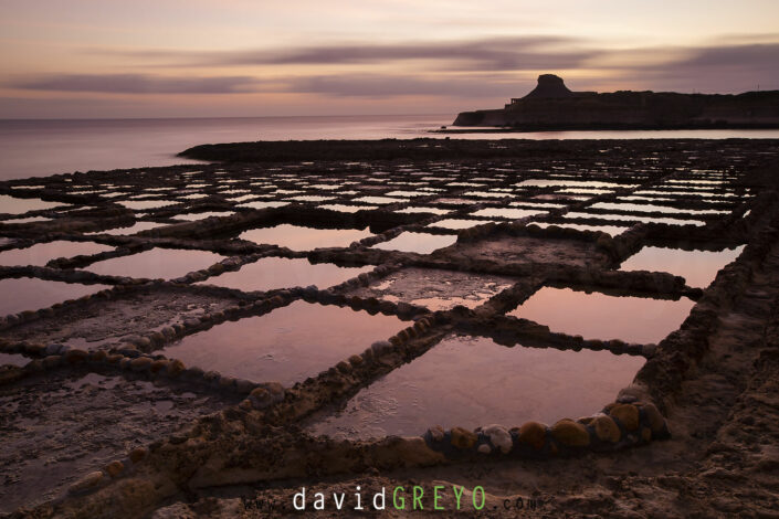 Salins au lever de soleil